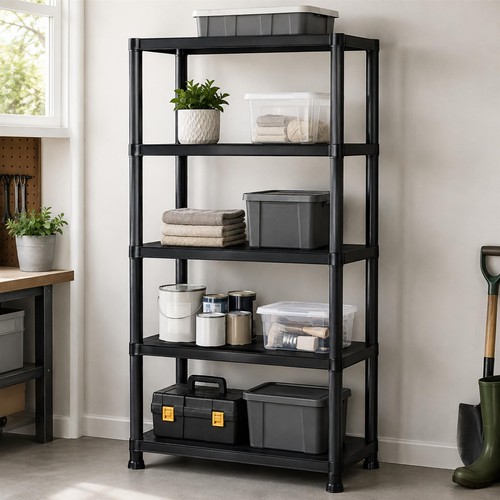 Tier black plastic - black,