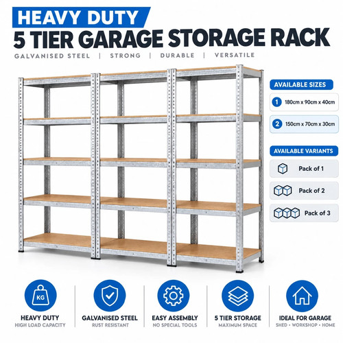 Tier shelving unit heavy - tier,