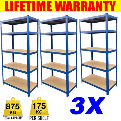 Blue garage racking - garage, tier