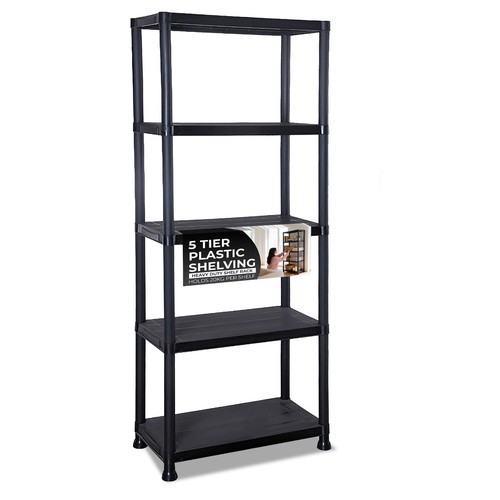 Tier plastic shelving home - 5,