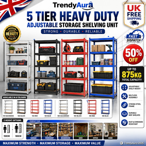 Tier racking shelf heavy - 5,