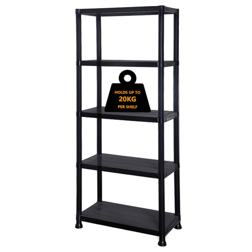 Tier plastic shelving - 5,